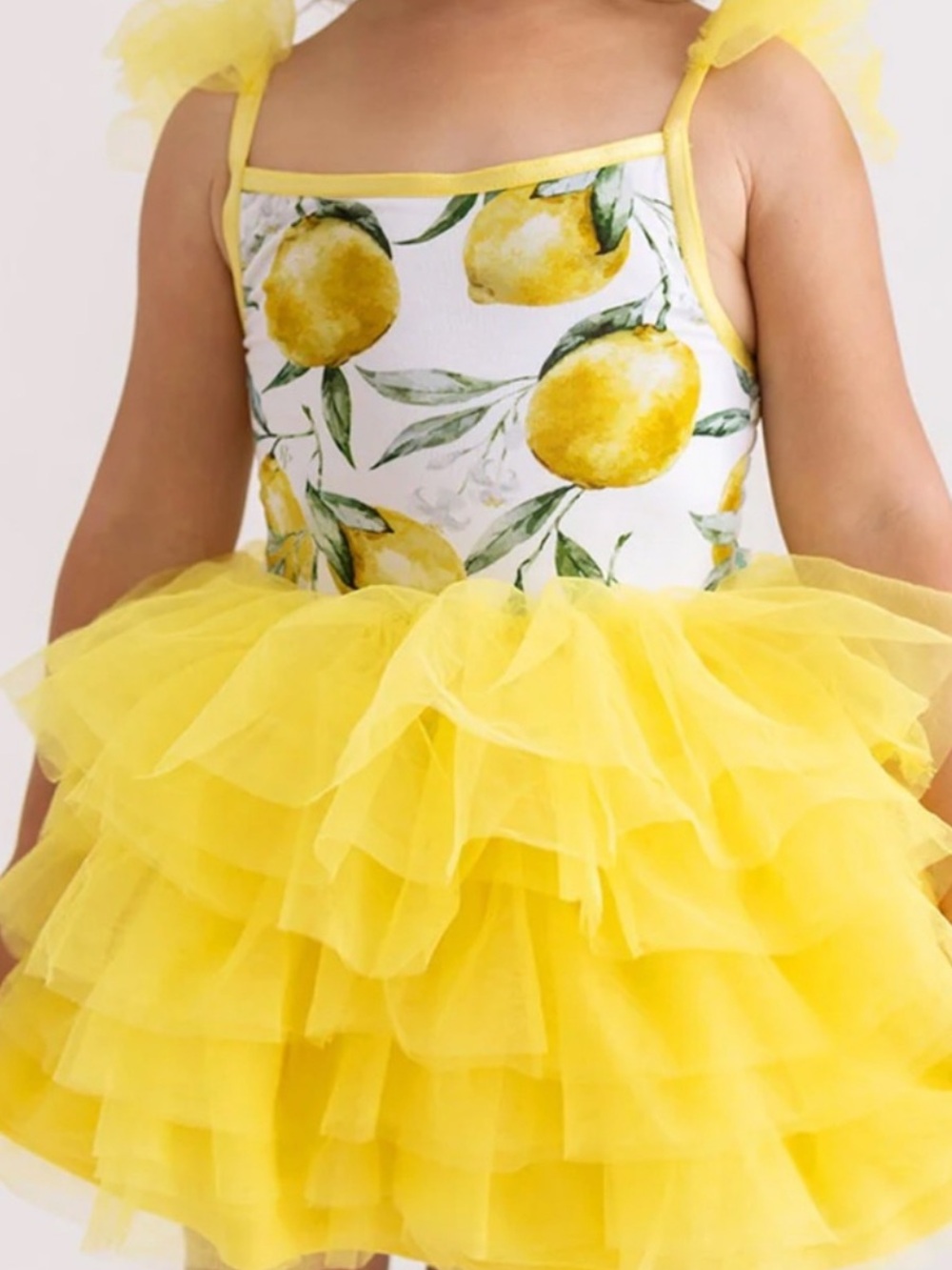 Posh Peanut Limoncello Tulle
Smocked Dress 12-18 MONTH